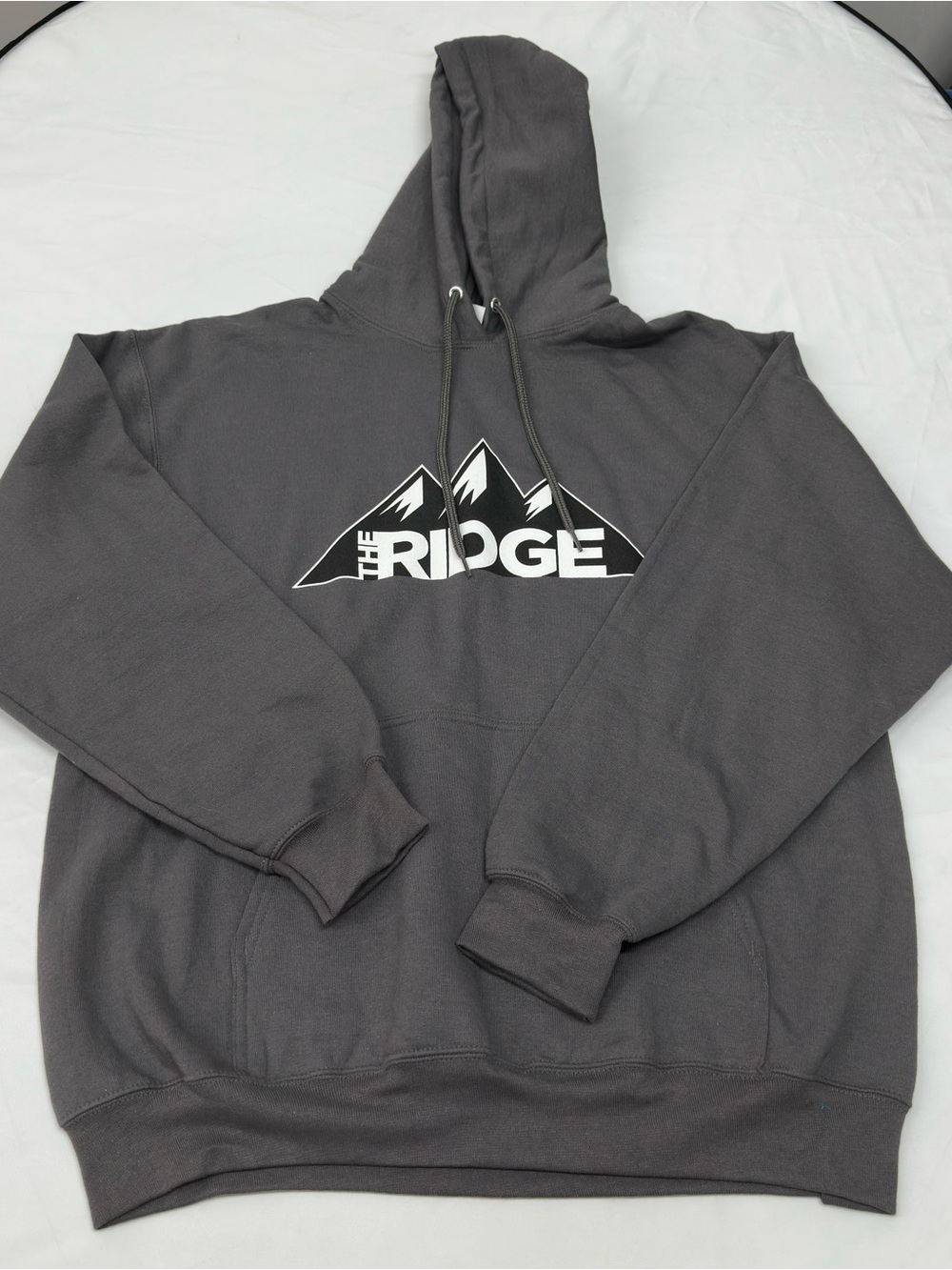 Source Unknown Charcoal Gray 'The Ridge' Mountain Logo Hoodie